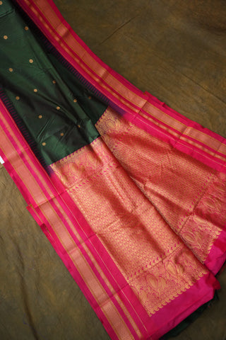 NARAYANPET CHECKS PURE SILK SAREE