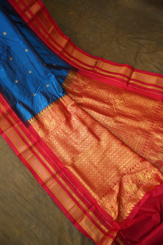 NARAYANPET CHECKS PURE SILK SAREE
