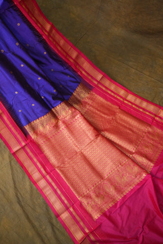 NARAYANPET CHECKS PURE SILK SAREE