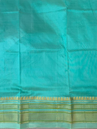 NARAYANPET KATTAM CHECKS PURE SILK HANDLOOM SAREE