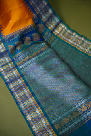GADWAL PURE SILK EQUAL BORDER HANDLOOM SAREE