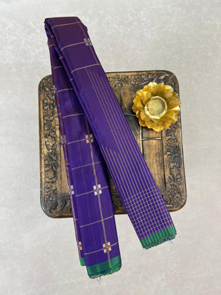 GADWAL PURE SILK PLAIN BORDER HANDLOOM SAREE