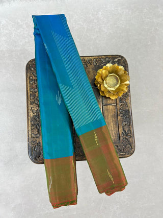 GADWAL PURE SILK PLAIN BORDER HANDLOOM SAREE