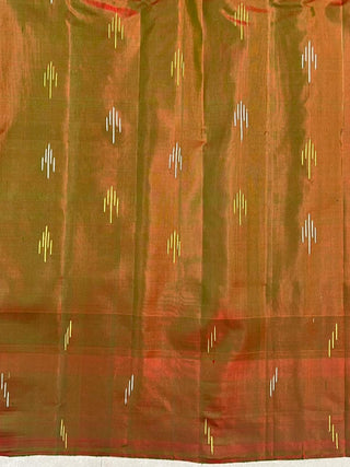 GADWAL PURE SILK PLAIN BORDER HANDLOOM SAREE