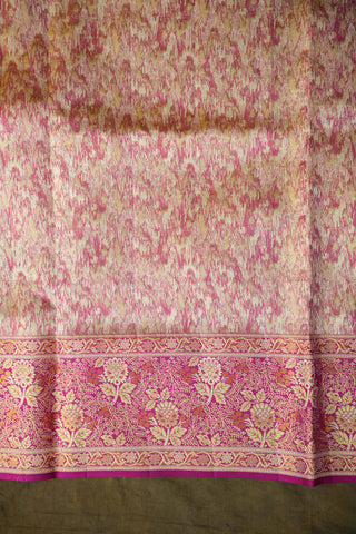 KANCHIPURAM PURE SILK TISSUE BROCADE SAREE