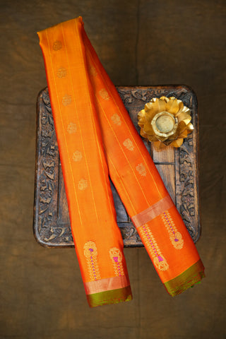 EXCLUSIVE GADWAL PURE SILK HANDLOOM SAREE