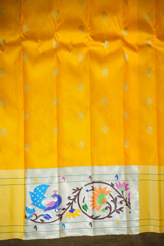 GADWAL PURE SILK TISSUE BORDER PAITHANI SAREE