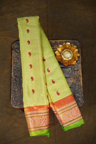 EXCLUSIVE GADWAL TISSUE PURE SILK HANDLOOM SAREE