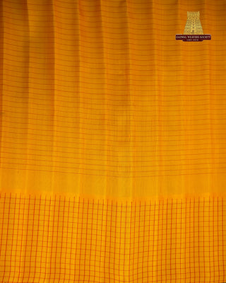 GADWAL PURE SILK CHECKS HANDLOOM SAREE