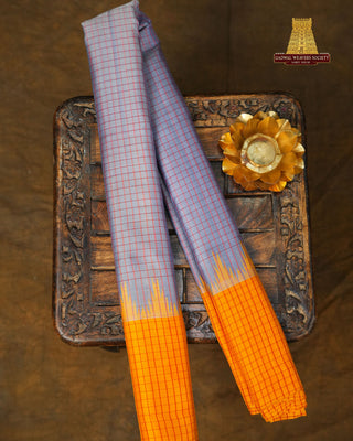 GADWAL PURE SILK CHECKS HANDLOOM SAREE