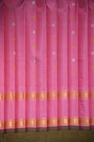 GADWAL PURE SILK GAP BORDER HANDLOOM SAREE