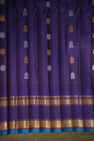 GADWAL PURE SILK GAP BORDER HANDLOOM SAREE