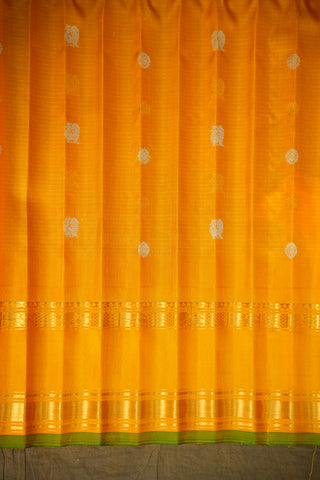 GADWAL PURE SILK GAP BORDER HANDLOOM SAREE