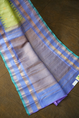 GADWAL PURE SILK GAP BORDER HANDLOOM SAREE