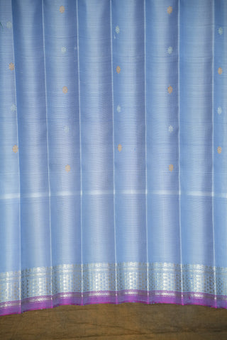 GADWAL PURE SILK GAP BORDER HANDLOOM SAREE