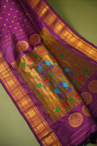 GADWAL PURE SILK PAITHANI HANDLOOM SAREE