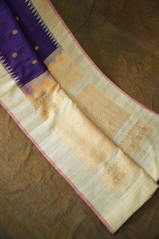 GADWAL PURE SILK GINGHAM CHECKS SAREE