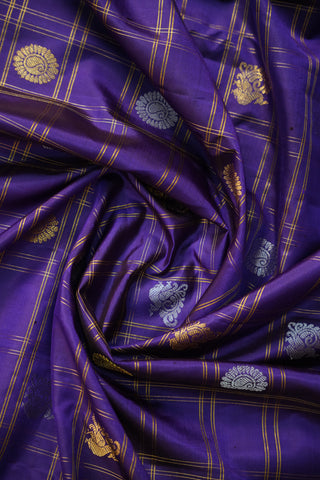 EXCLUSIVE GADWAL BIG CHECKS PURE SILK HANDLOOM SAREE