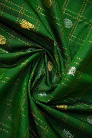 EXCLUSIVE GADWAL BIG CHECKS PURE SILK HANDLOOM SAREE