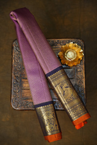 GADWAL PURE SILK BROCADE HANDLOOM SAREE