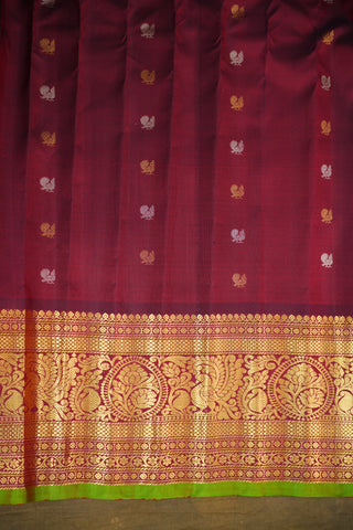 GADWAL PURE SILK BROCADE HANDLOOM SAREE