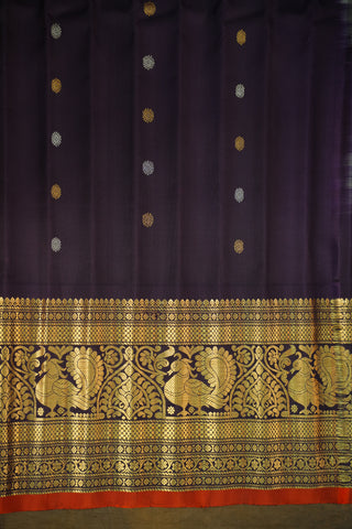 GADWAL PURE SILK BROCADE HANDLOOM SAREE