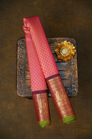 GADWAL PURE SILK BROCADE HANDLOOM SAREE