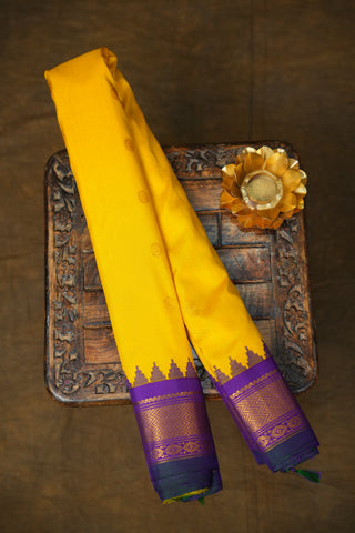 GADWAL PURE SILK SMALL BORDER HANDLOOM SAREE