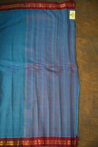 GADWAL PURE COTTON SMALL BORDER SAREE