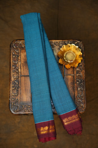 GADWAL PURE COTTON SMALL BORDER SAREE