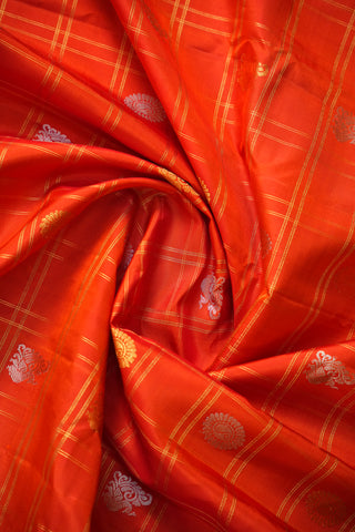 EXCLUSIVE GADWAL BIG CHECKS PURE SILK HANDLOOM SAREE