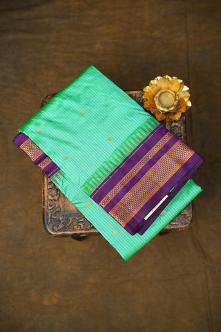NARAYANPET CHECKS PURE SILK SAREE
