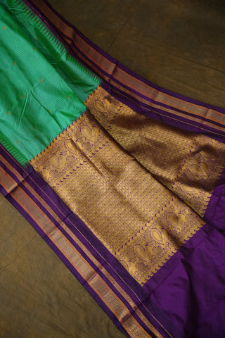 NARAYANPET CHECKS PURE SILK SAREE