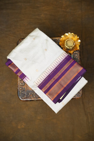NARAYANPET CHECKS PURE SILK SAREE