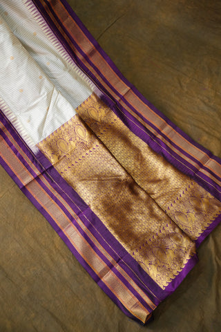 NARAYANPET CHECKS PURE SILK SAREE