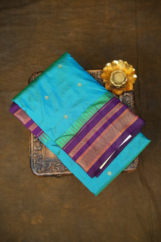 NARAYANPET CHECKS PURE SILK SAREE