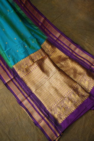 NARAYANPET CHECKS PURE SILK SAREE