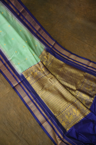 NARAYANPET CHECKS PURE SILK SAREE