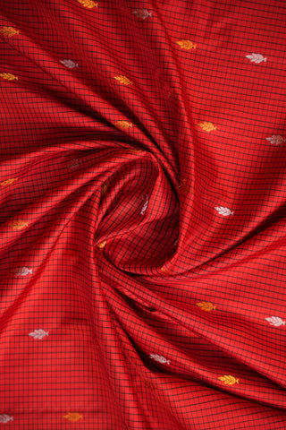 GADWAL PURE SILK CHECKS HANDLOOM SAREE