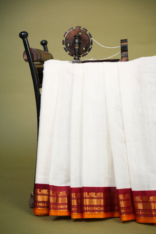 GADWAL COTTON KUTTU HANDLOOM SAREE