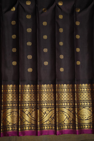 GADWAL PURE SILK BROCADE HANDLOOM SAREE