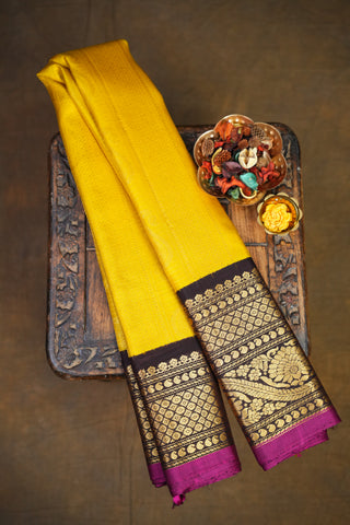 GADWAL PURE SILK BROCADE HANDLOOM SAREE