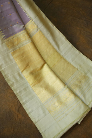 GADWAL PURE SILK PLAIN BORDER HANDLOOM SAREE