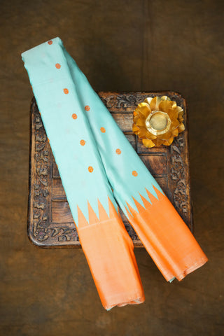 GADWAL PURE SILK PLAIN BORDER HANDLOOM SAREE