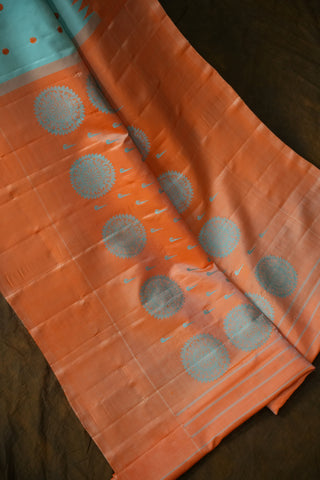 GADWAL PURE SILK PLAIN BORDER HANDLOOM SAREE