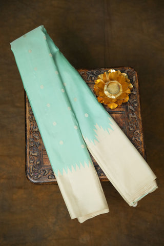 GADWAL PURE SILK PLAIN BORDER HANDLOOM SAREE