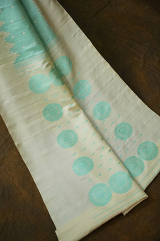 GADWAL PURE SILK PLAIN BORDER HANDLOOM SAREE