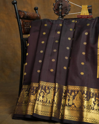 EXCLUSIVE GADWAL PURE SILK HANDLOOM SAREE