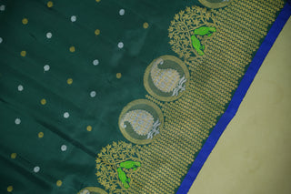 GADWAL PURE SILK MEENAKARI TURNING BORDER SAREE