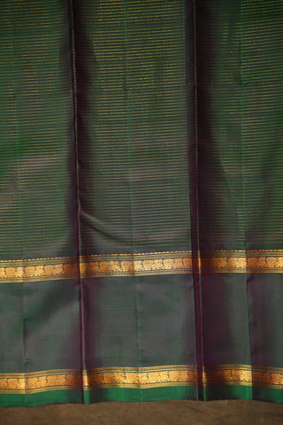 KANCHIPURAM PURE SILK CHECKS HANDLOOM SAREE
